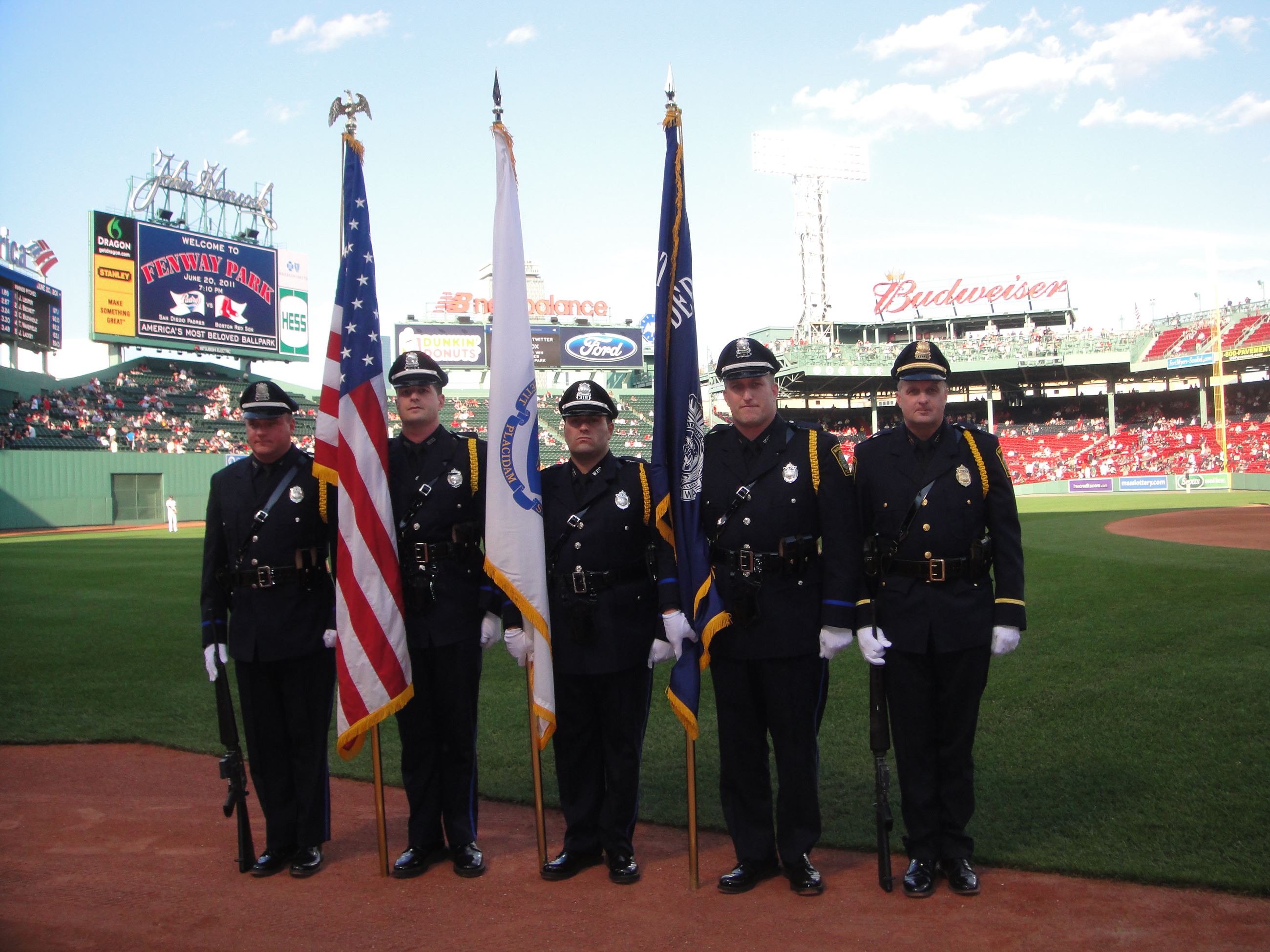 Honor Guard at Fenway Park